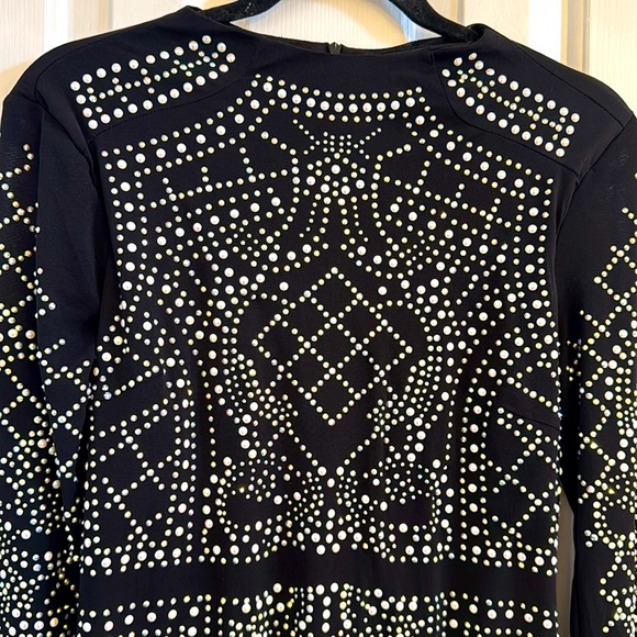 Cache Vintage Black Embellished Bodycon Dress - Picture 4 of 11